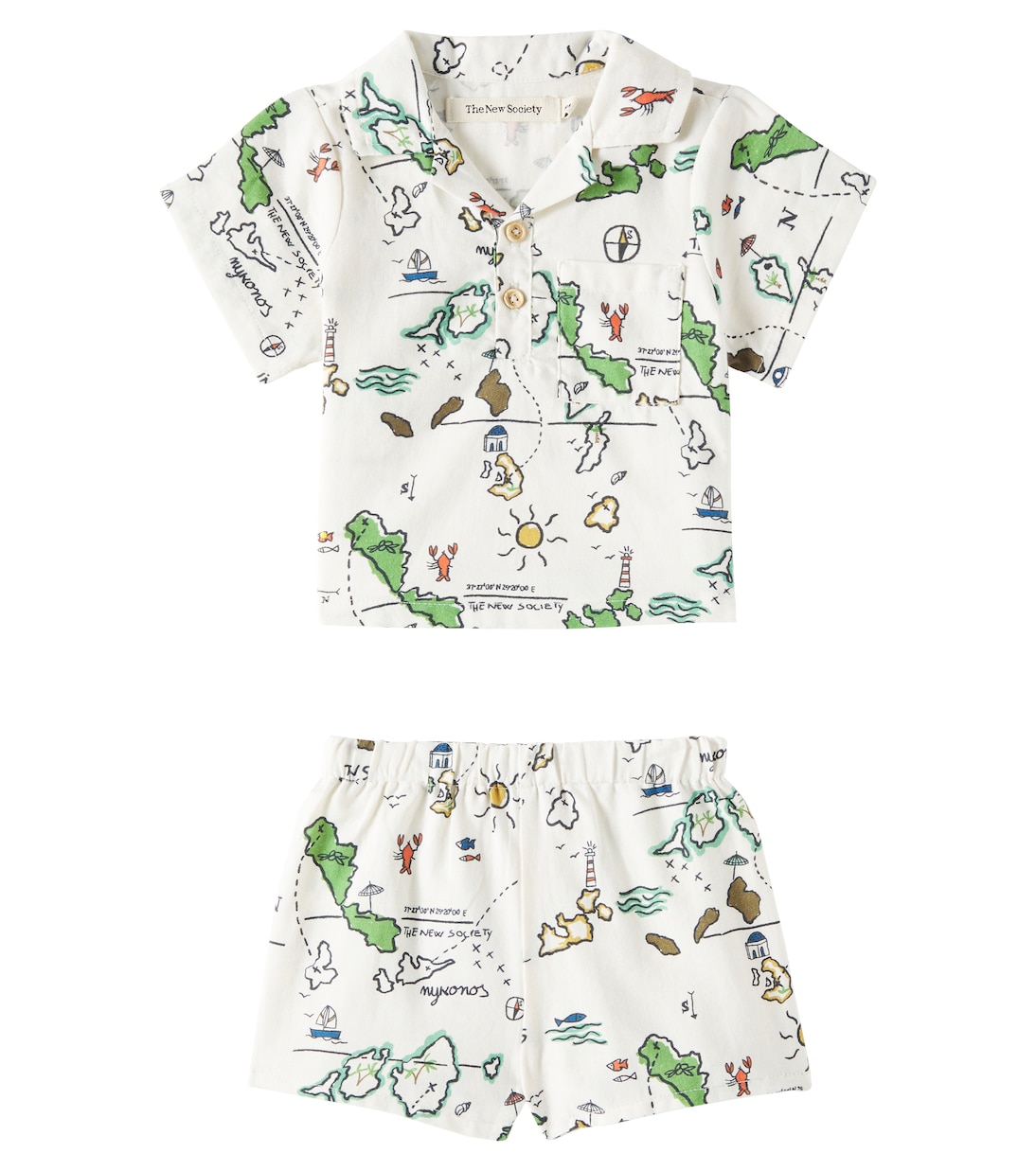 Bébé – Set chemise et short Arkoi en coton | The New Society