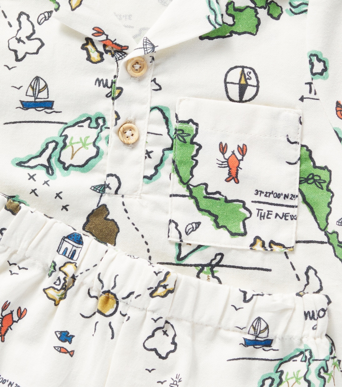 Bébé – Set chemise et short Arkoi en coton | The New Society