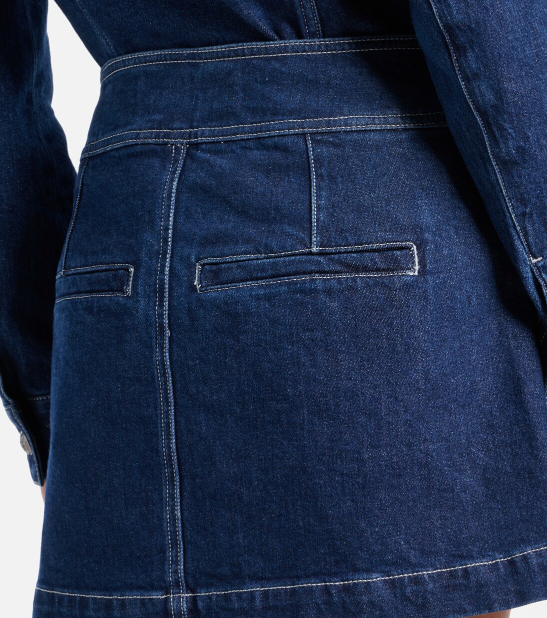 Minifalda Bowen de denim | Veronica Beard