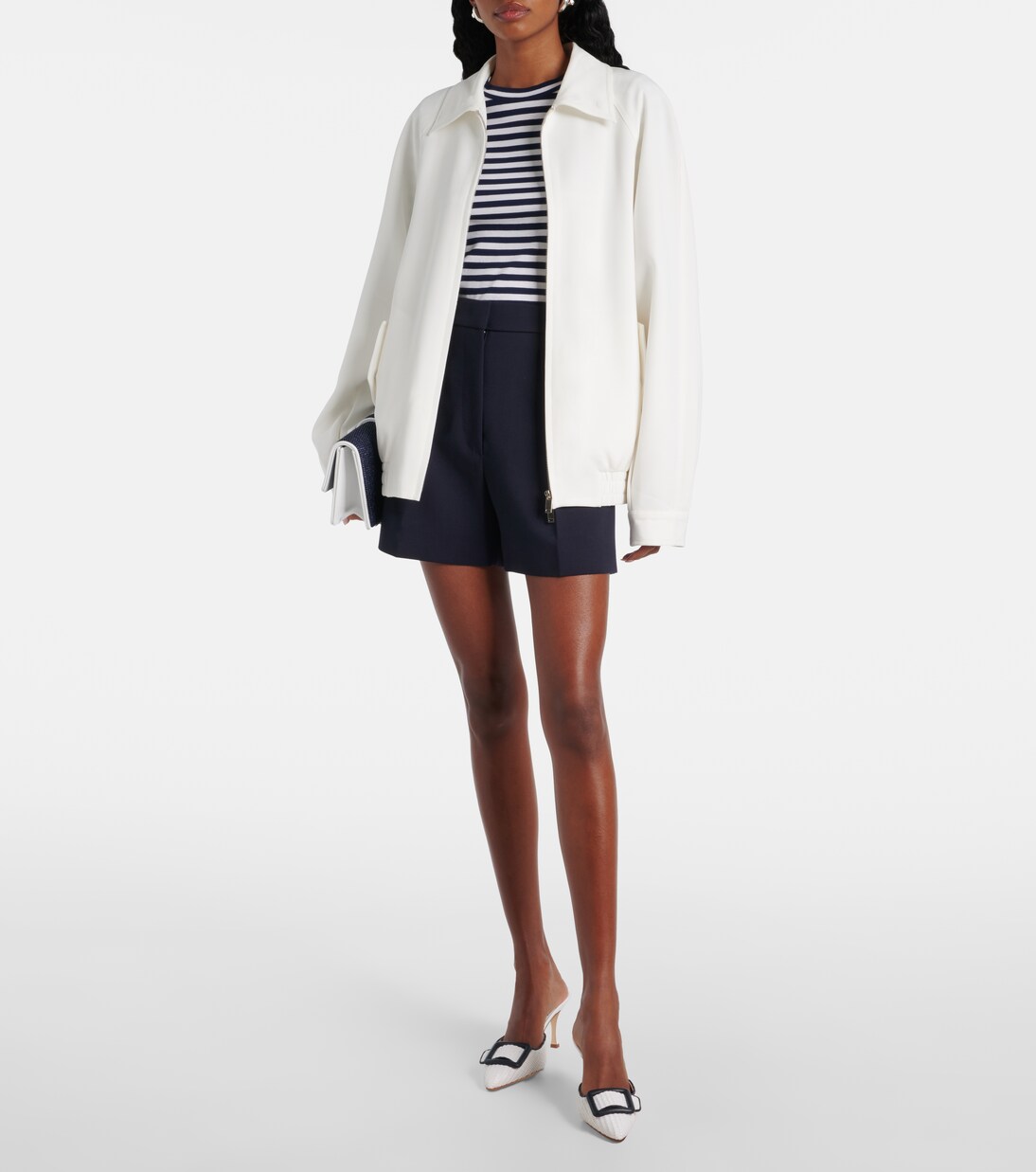 Mules Maysale 70 aus Raffiabast mit Leder | Manolo Blahnik