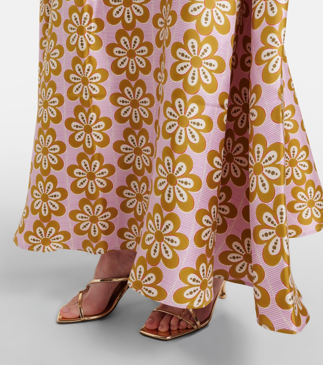 Maxikleid Muumuu aus Seiden-Twill | La DoubleJ