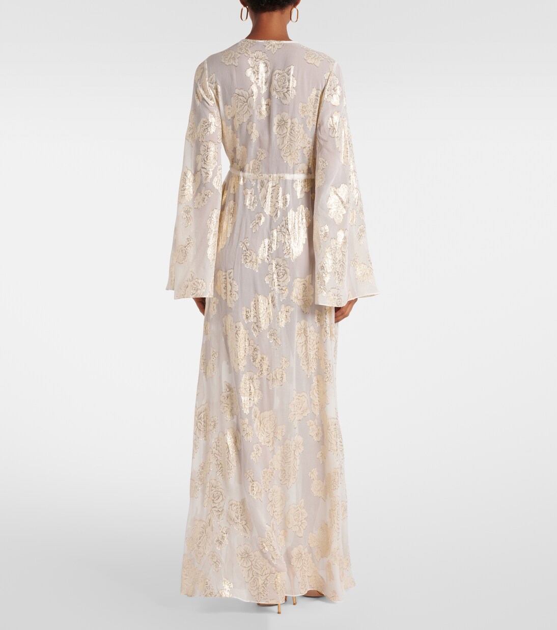 Robe longue Aurelia en soie mélangée | Alexandra Miro