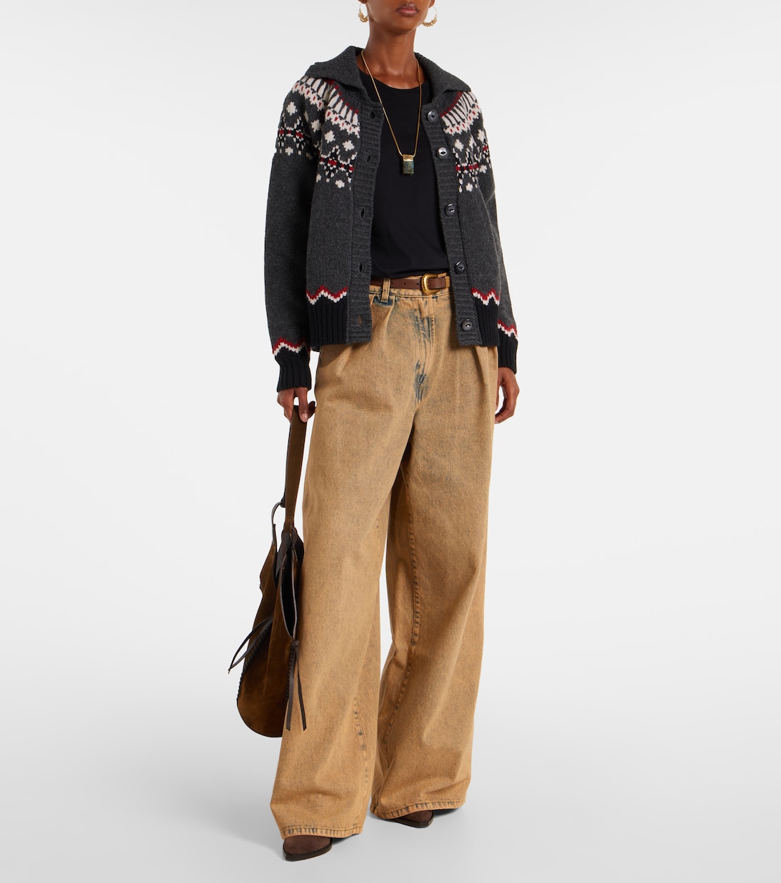 Desert Rose wide-leg jeans | Alanui