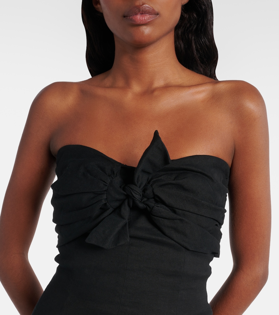 فستان قصير من الكتّان والقطن المخلوط Dipti | Tove