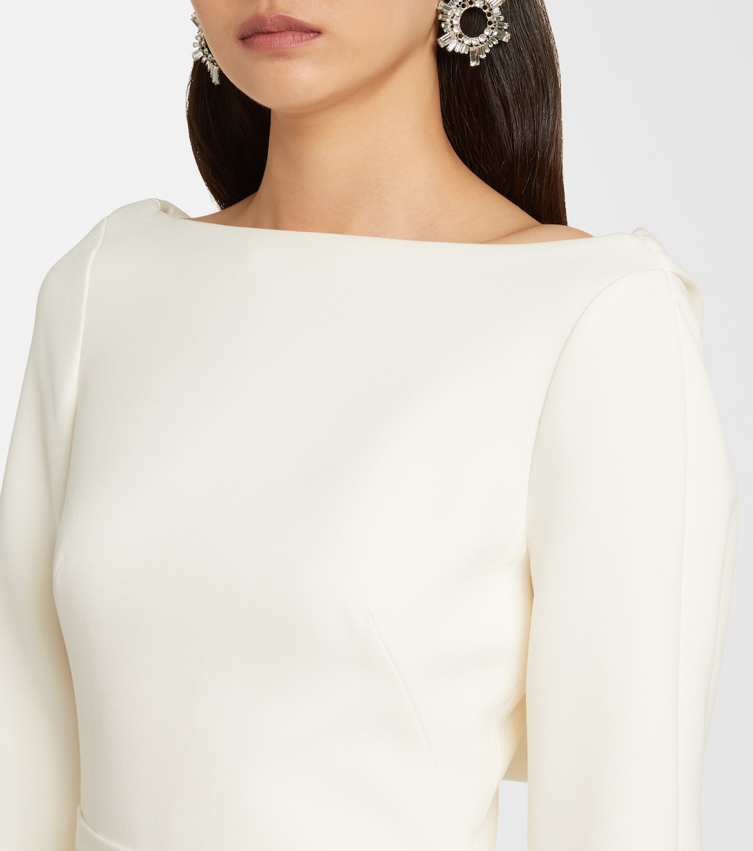 Bridal Amaris embellished crêpe gown | Safiyaa