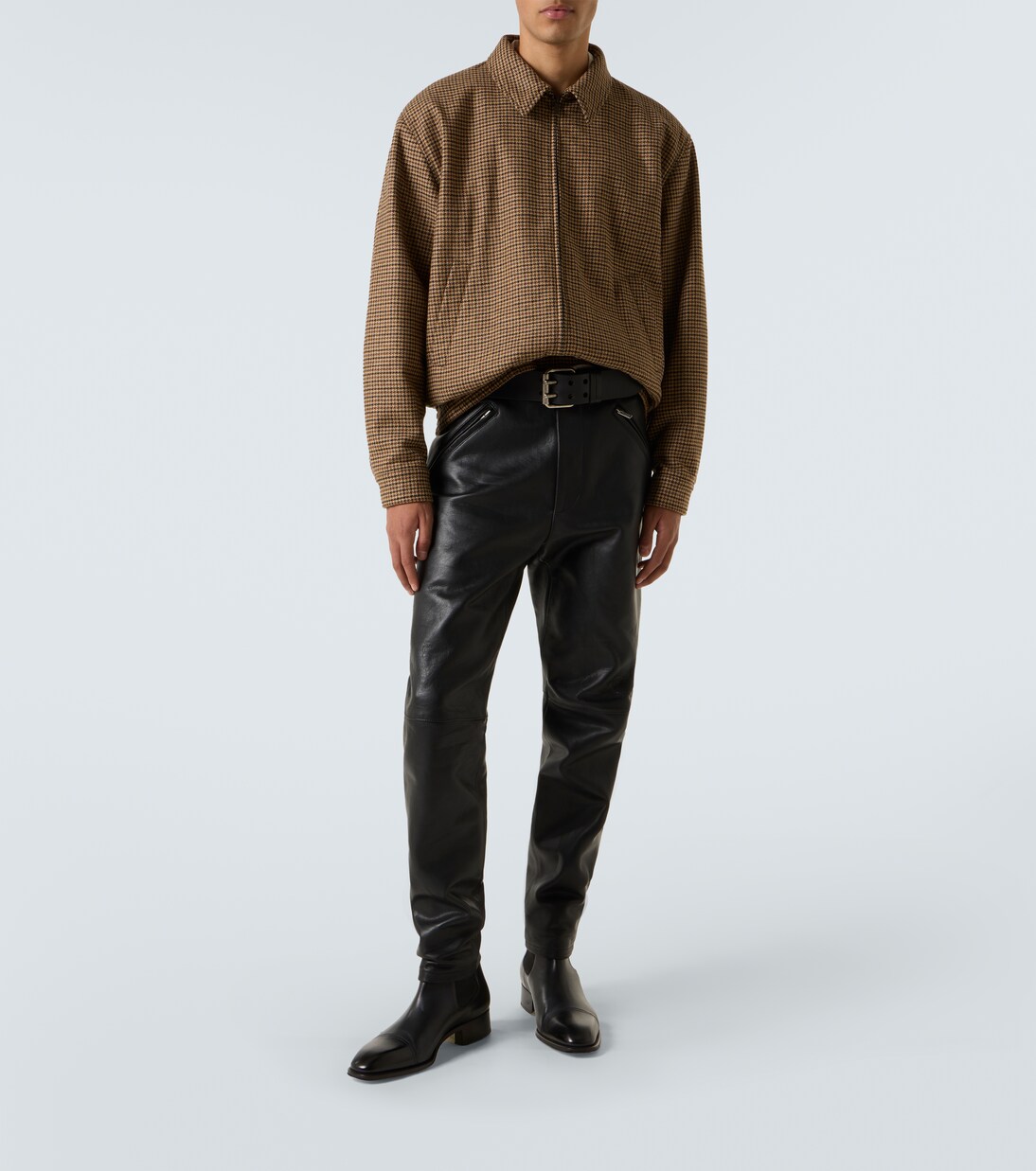 Houndstooth blouson jacket | Saint Laurent