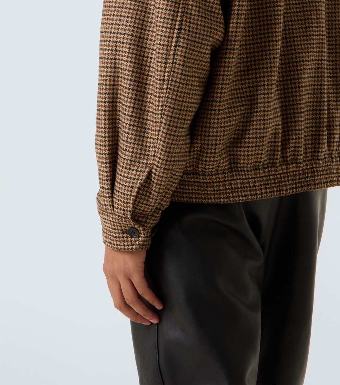 Houndstooth blouson jacket | Saint Laurent