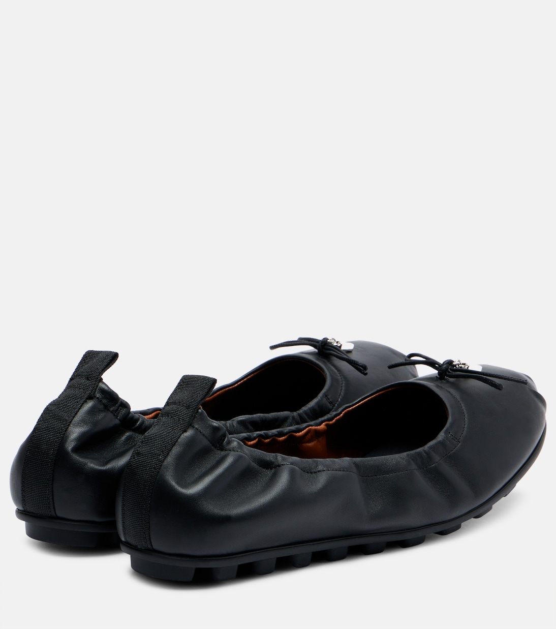 Hogan Olympia leather ballerina flats | Hogan