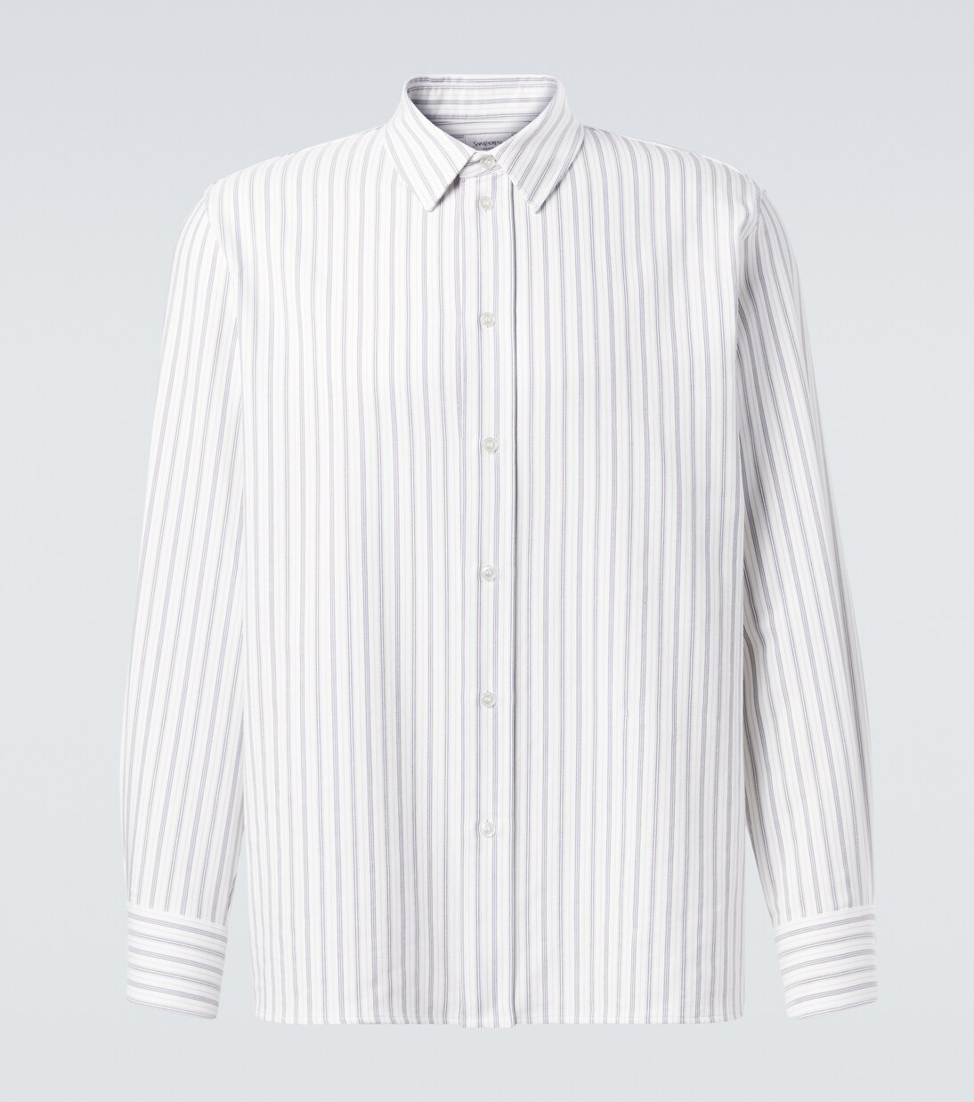 Cassandre striped cotton poplin shirt | Saint Laurent