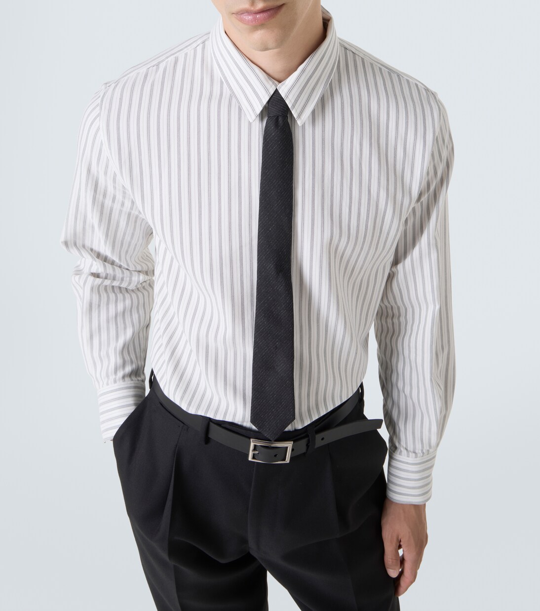 Cassandre striped cotton poplin shirt | Saint Laurent