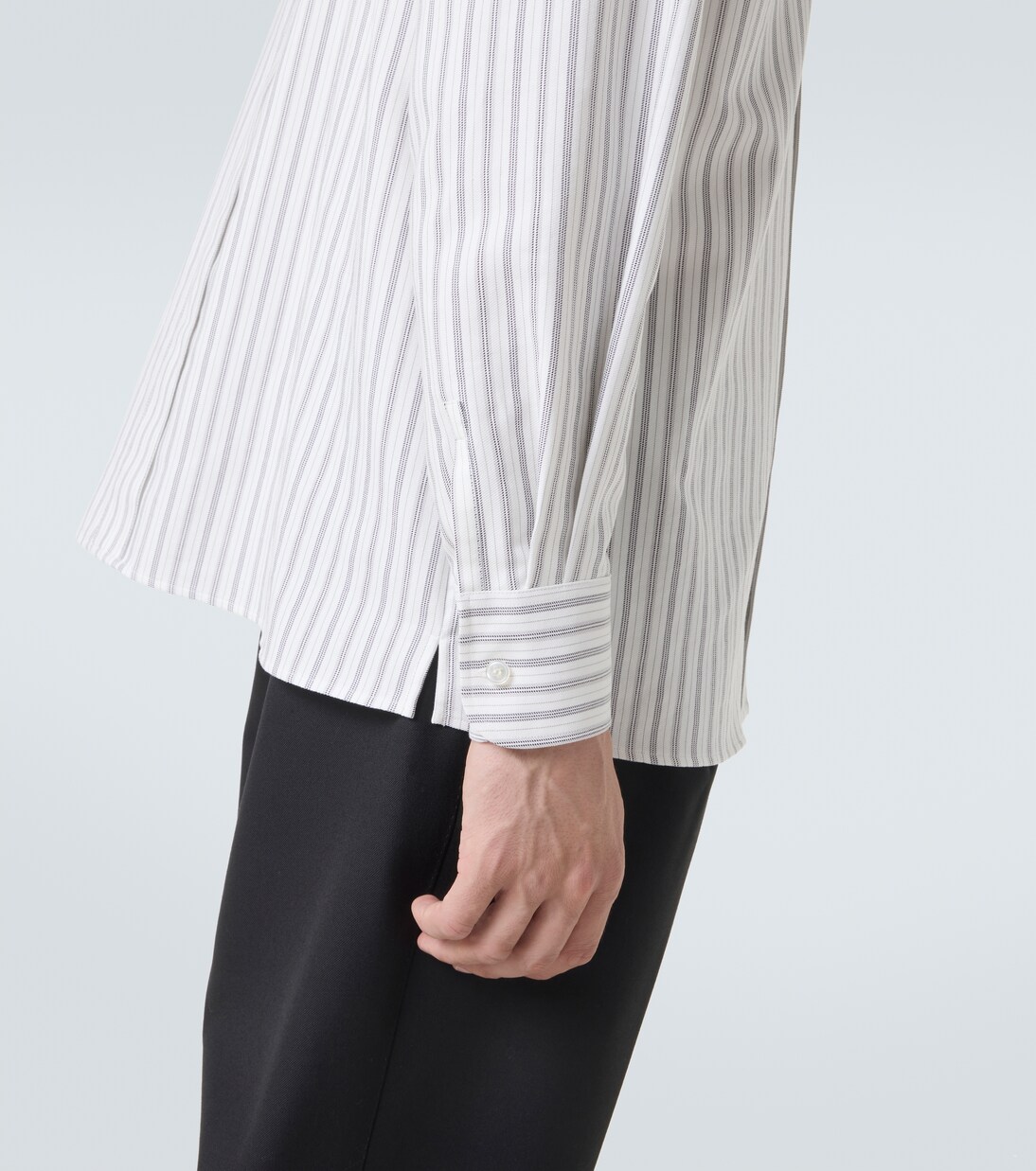 Cassandre striped cotton poplin shirt | Saint Laurent