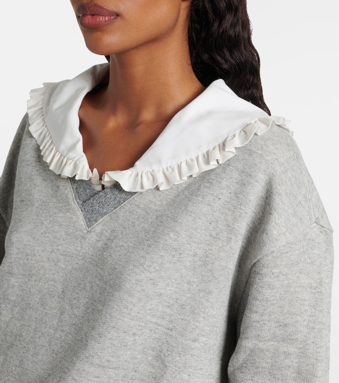 Cotton-blend French Terry sweatshirt | Chloé