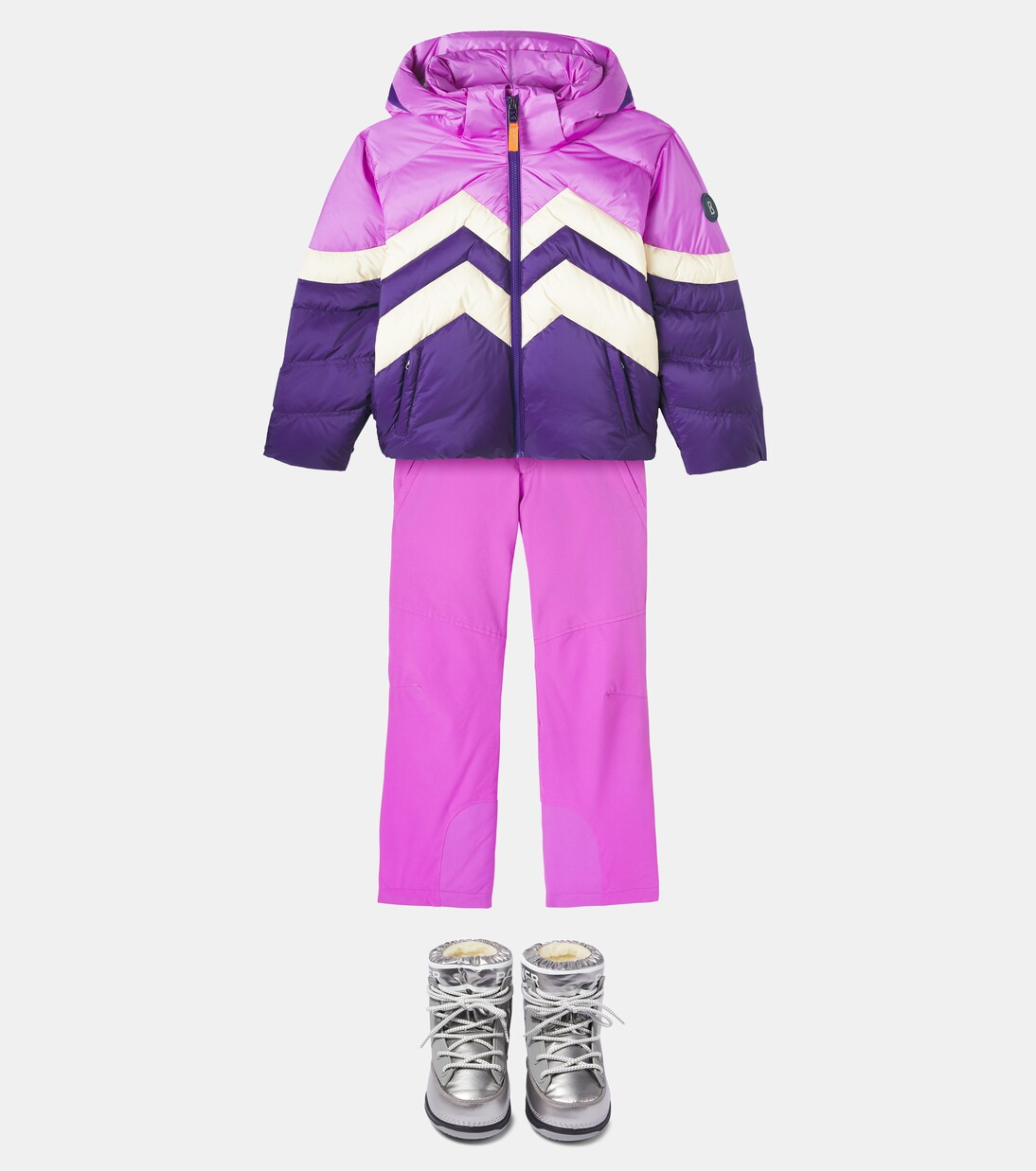 Maddy chevron down ski jacket | Bogner Kids