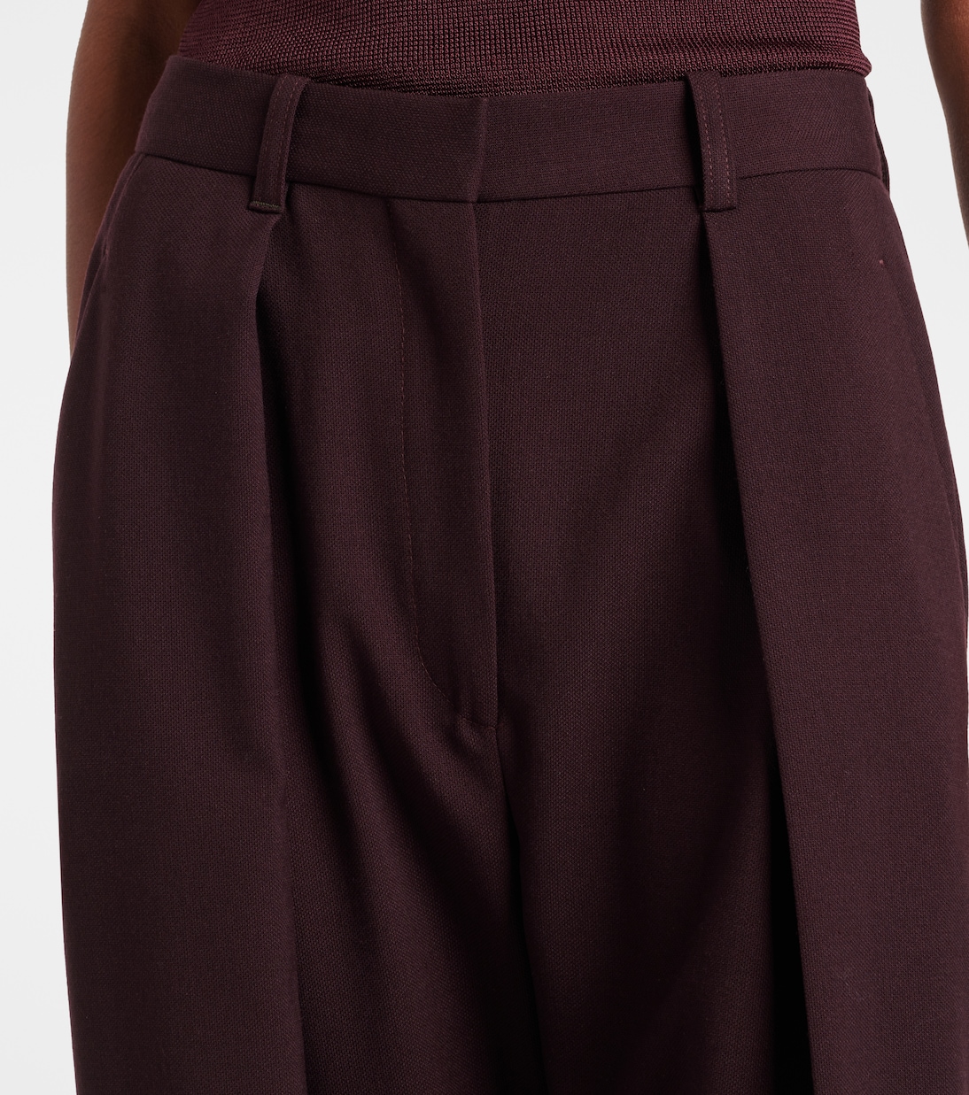 Pantalon ample à taille haute | Victoria Beckham