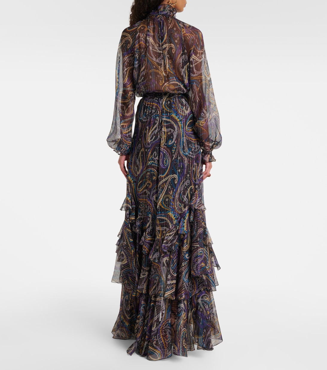 Maxirock aus einem Seidengemisch | Etro