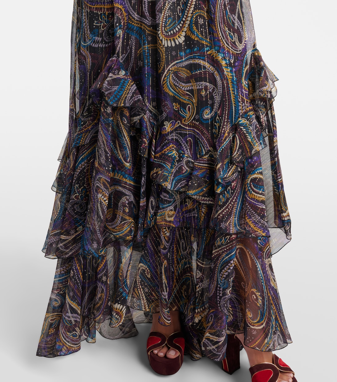 Maxirock aus einem Seidengemisch | Etro