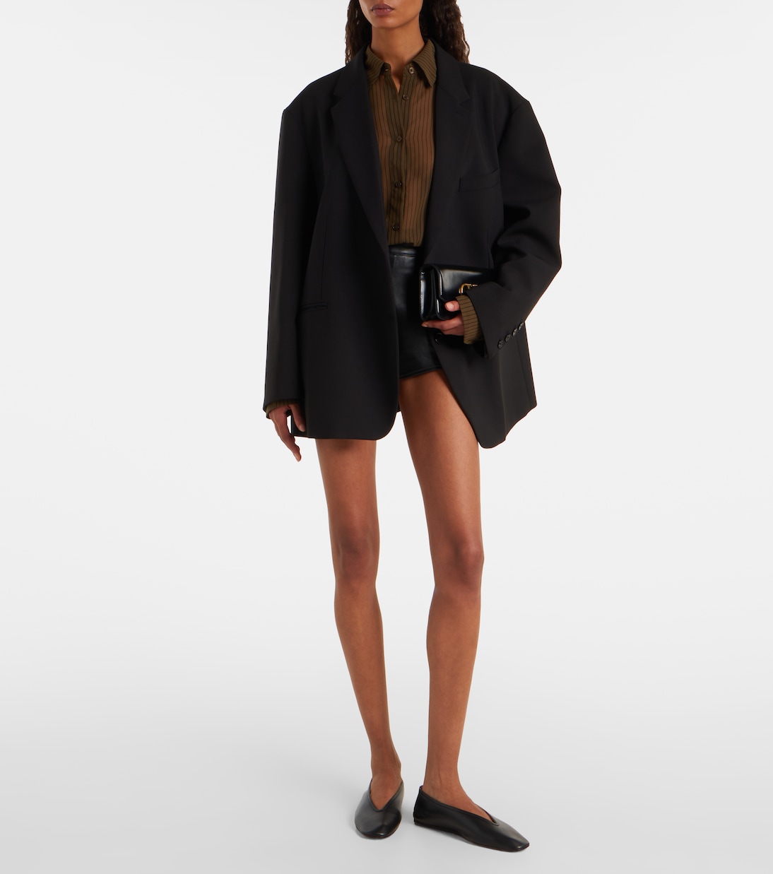 Peri pinstripe shirt | The Frankie Shop