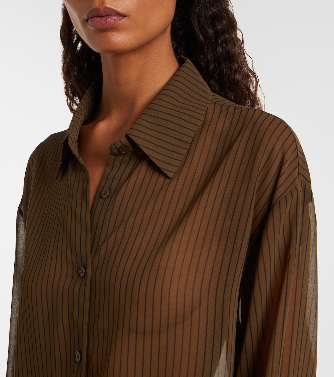 Peri pinstripe shirt | The Frankie Shop