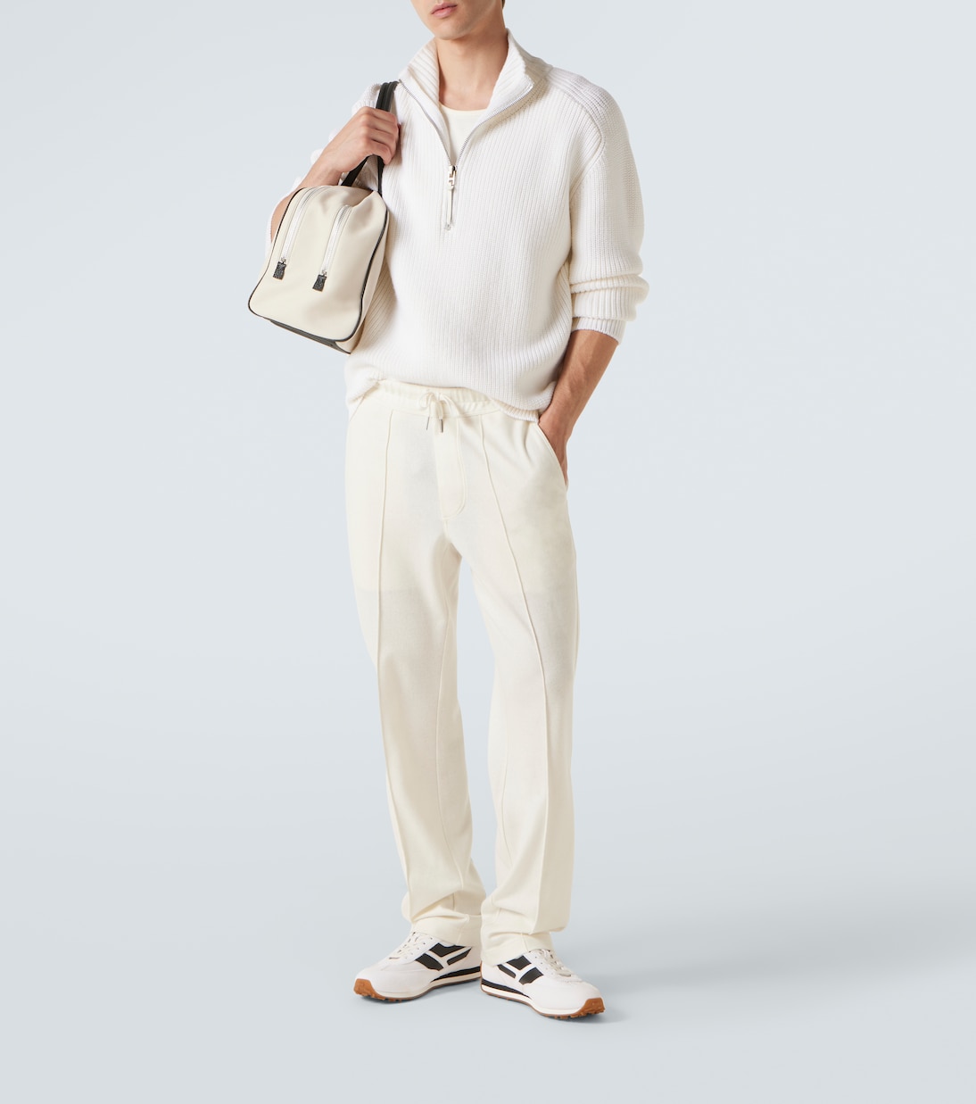 Pullover in maglia di lana a coste   | Tom Ford