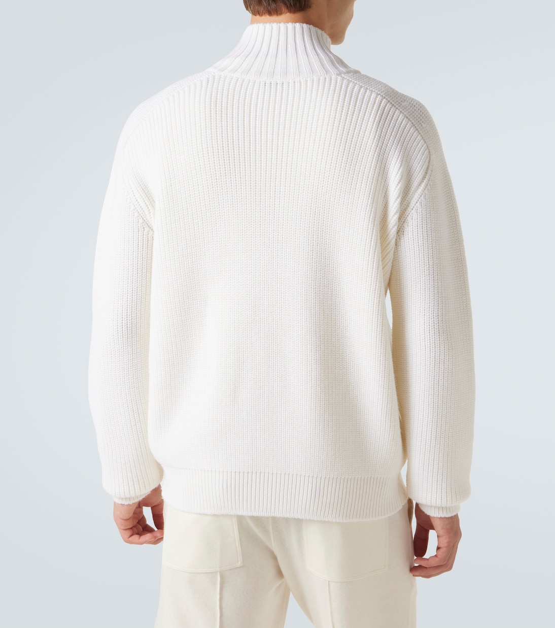 Pullover in maglia di lana a coste   | Tom Ford