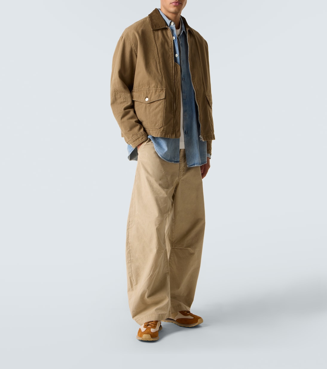 FKT Runner suede-trimmed sneakers | Visvim