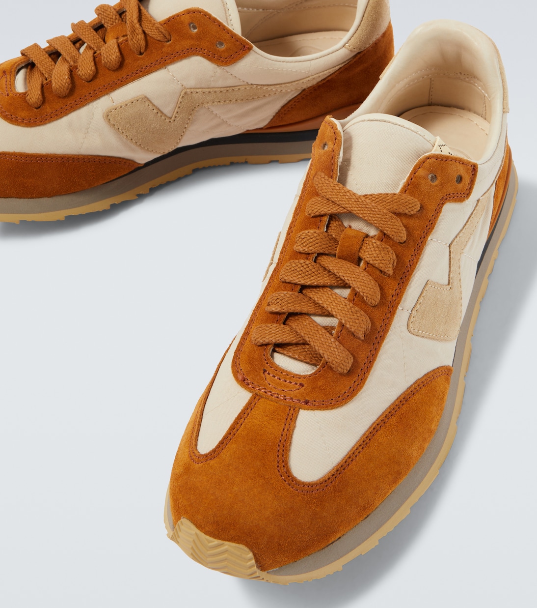 FKT Runner suede-trimmed sneakers | Visvim