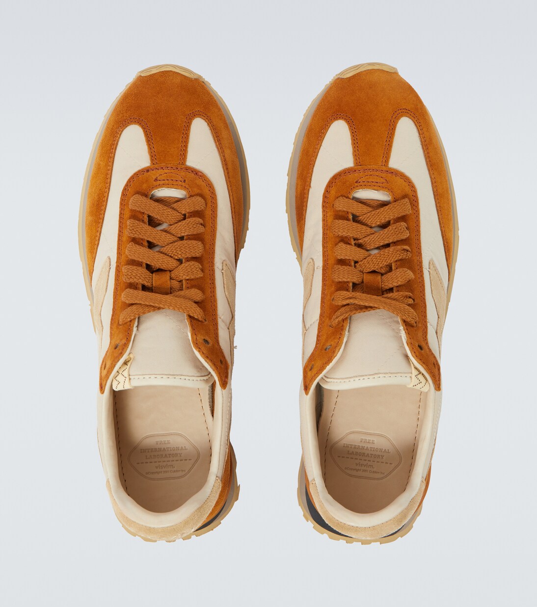 FKT Runner suede-trimmed sneakers | Visvim