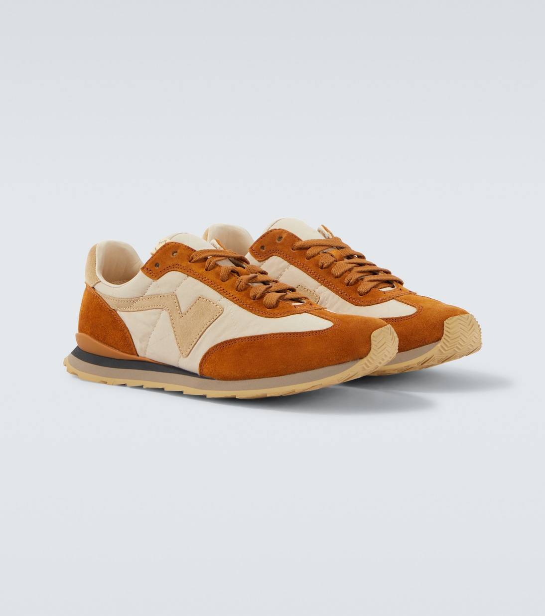 FKT Runner suede-trimmed sneakers | Visvim