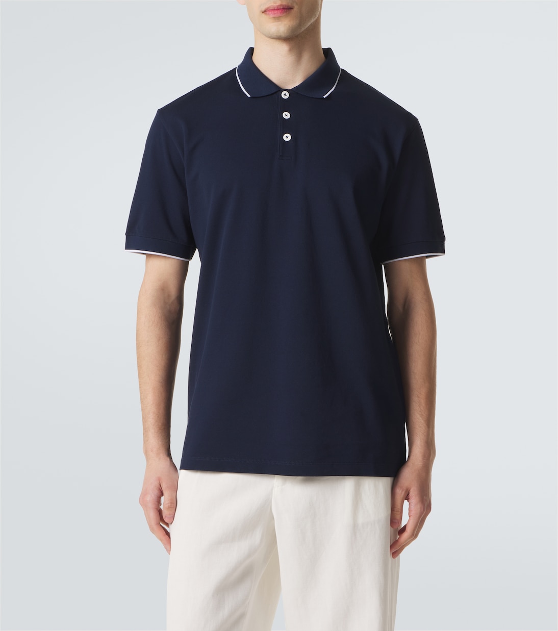 Polohemd aus Baumwoll-Piqué | Giorgio Armani