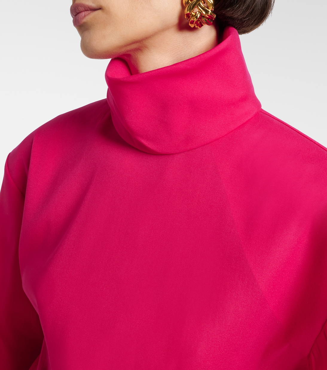 Midikleid aus einem Seidengemisch | Saint Laurent