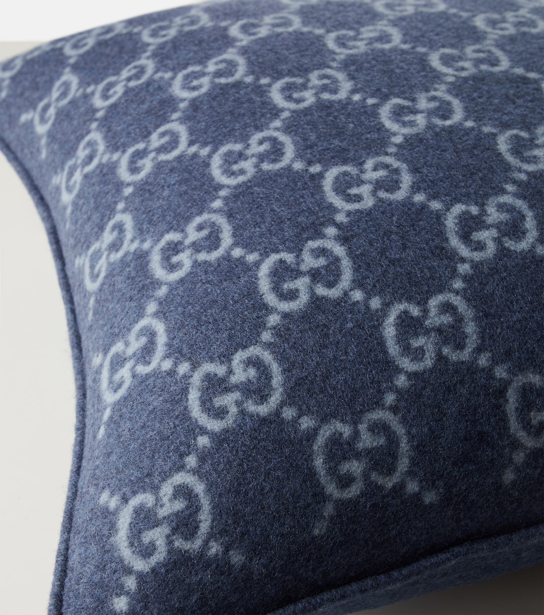 GG wool and cashmere jacquard cushion | Gucci
