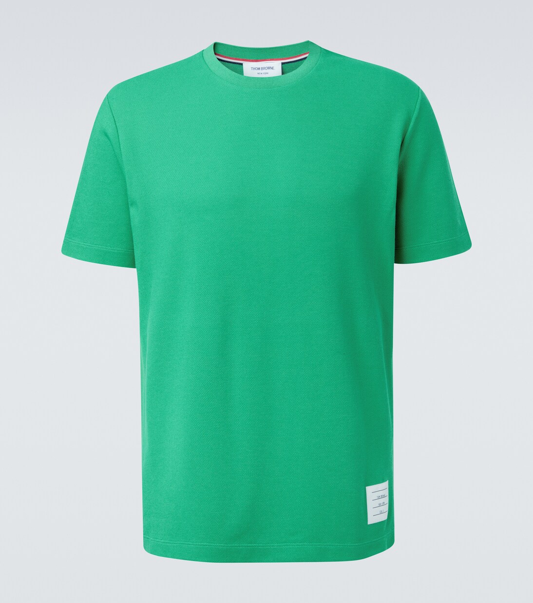 4-Bar cotton piqué T-shirt | Thom Browne