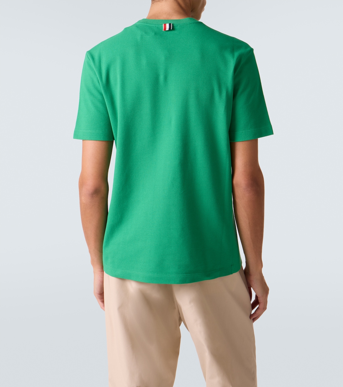 4-Bar cotton piqué T-shirt | Thom Browne