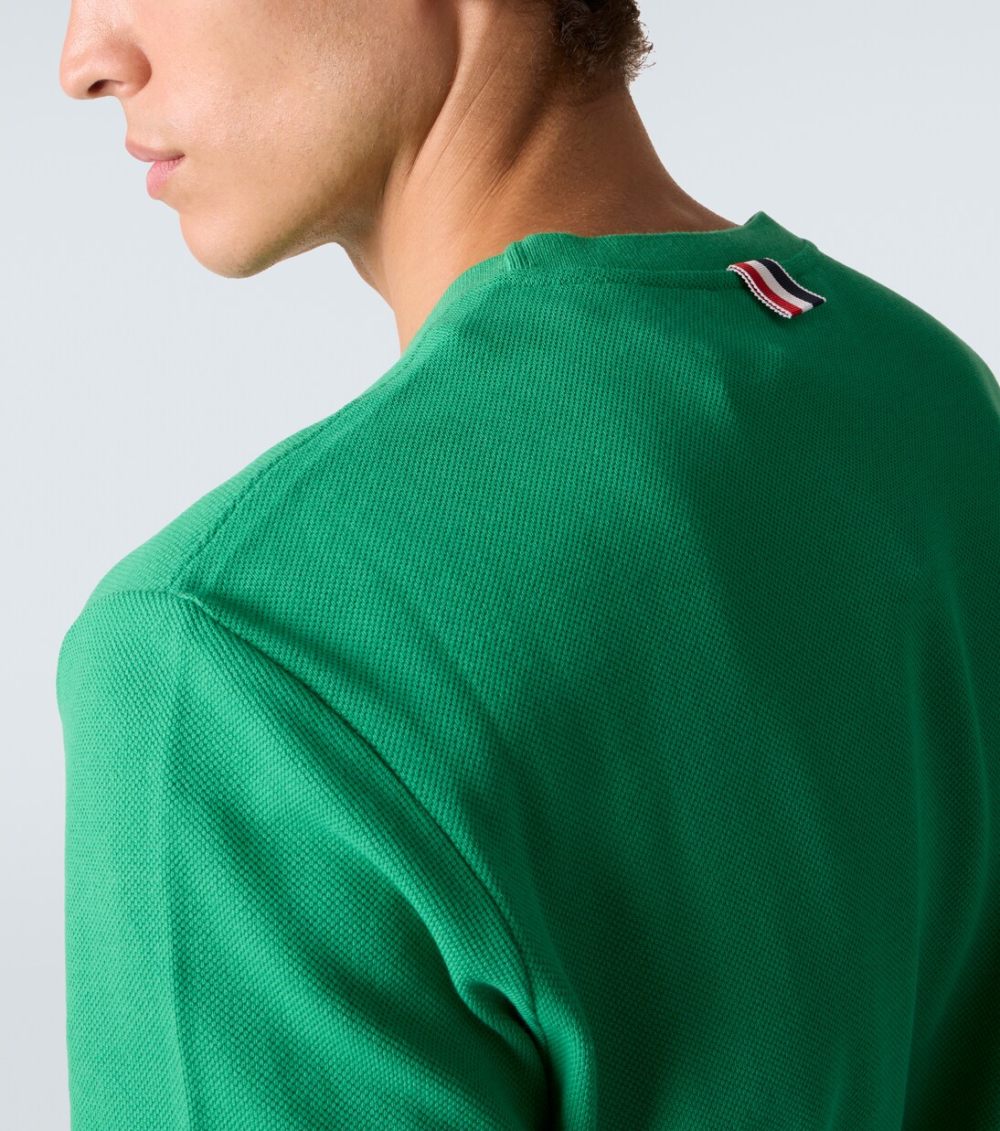 4-Bar cotton piqué T-shirt | Thom Browne