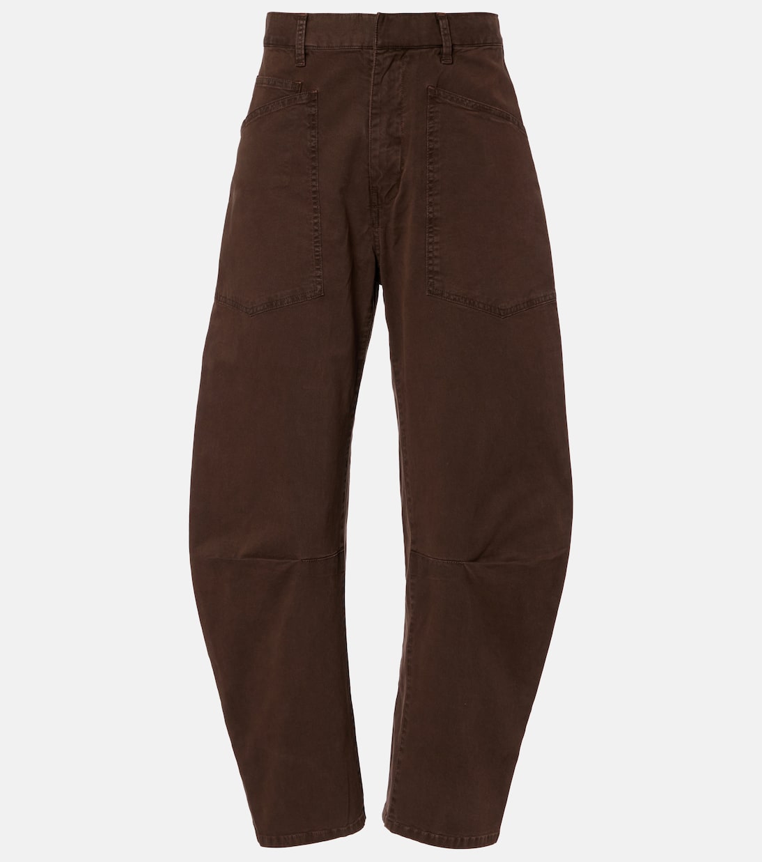 Shon cotton twill barrel-leg pants | Nili Lotan