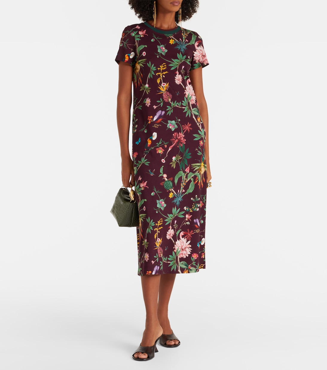 Midikleid Sporty Swing aus Baumwolle | La DoubleJ