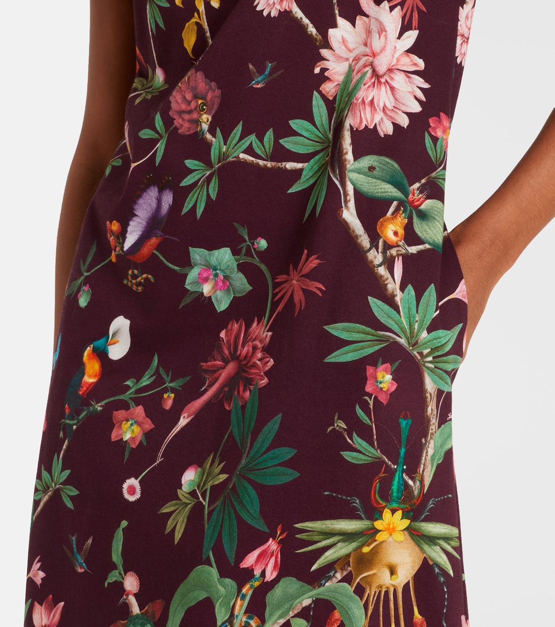 Midikleid Sporty Swing aus Baumwolle | La DoubleJ