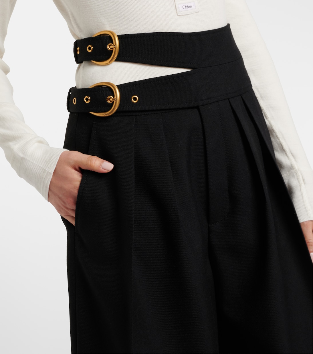 Shorts aus Schurwolle | Chloé