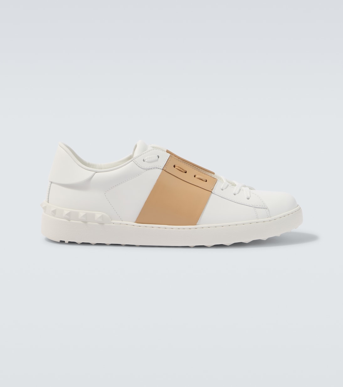 Open leather sneakers | Valentino Garavani