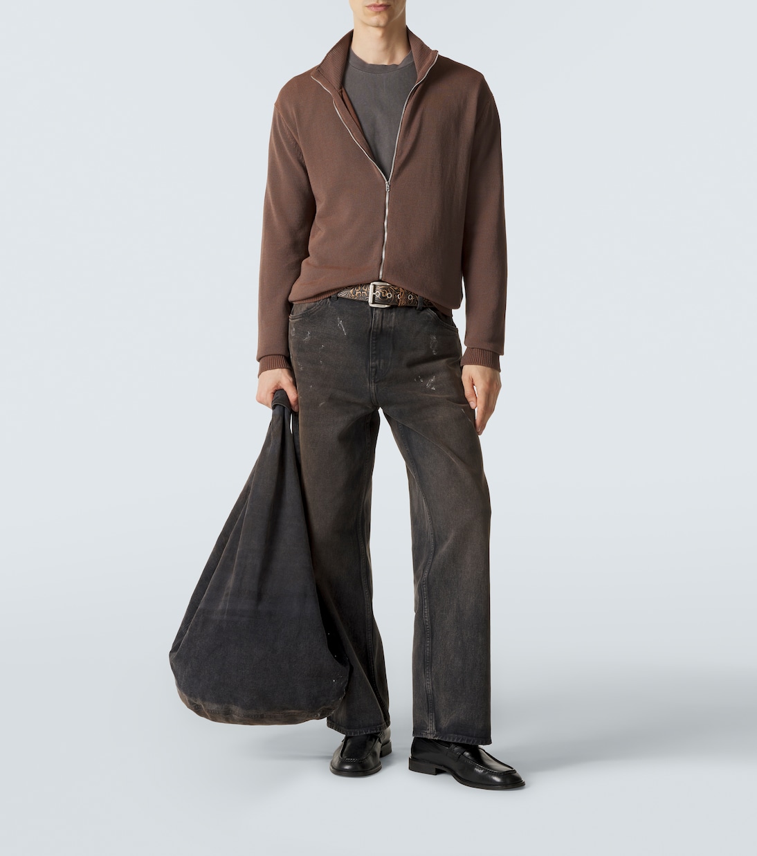 Float cotton-blend zip-up cardigan | Our Legacy