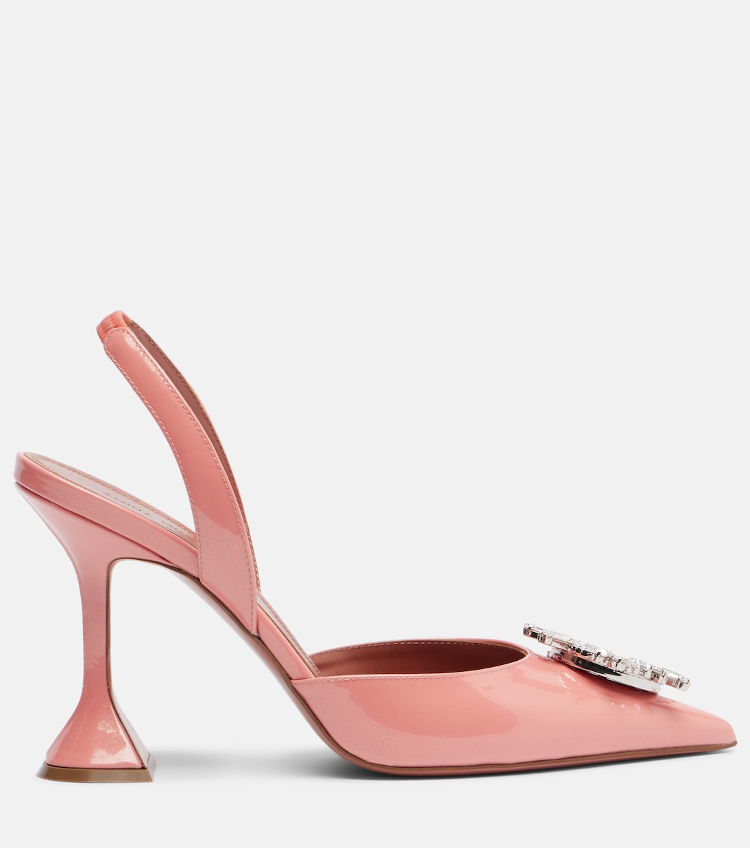 Slingback-Pumps Begum 95 aus Lackleder | Amina Muaddi