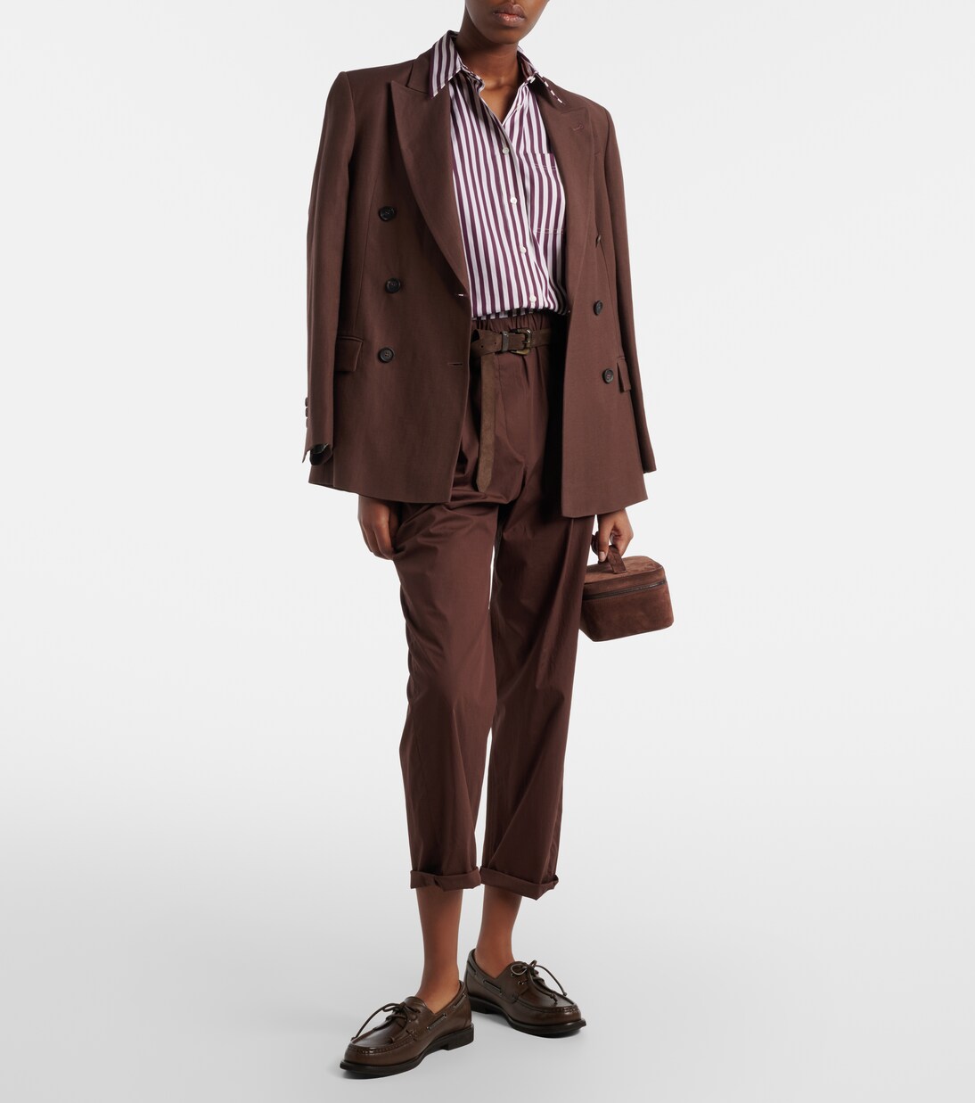 Pantalon droit Monili en coton | Brunello Cucinelli