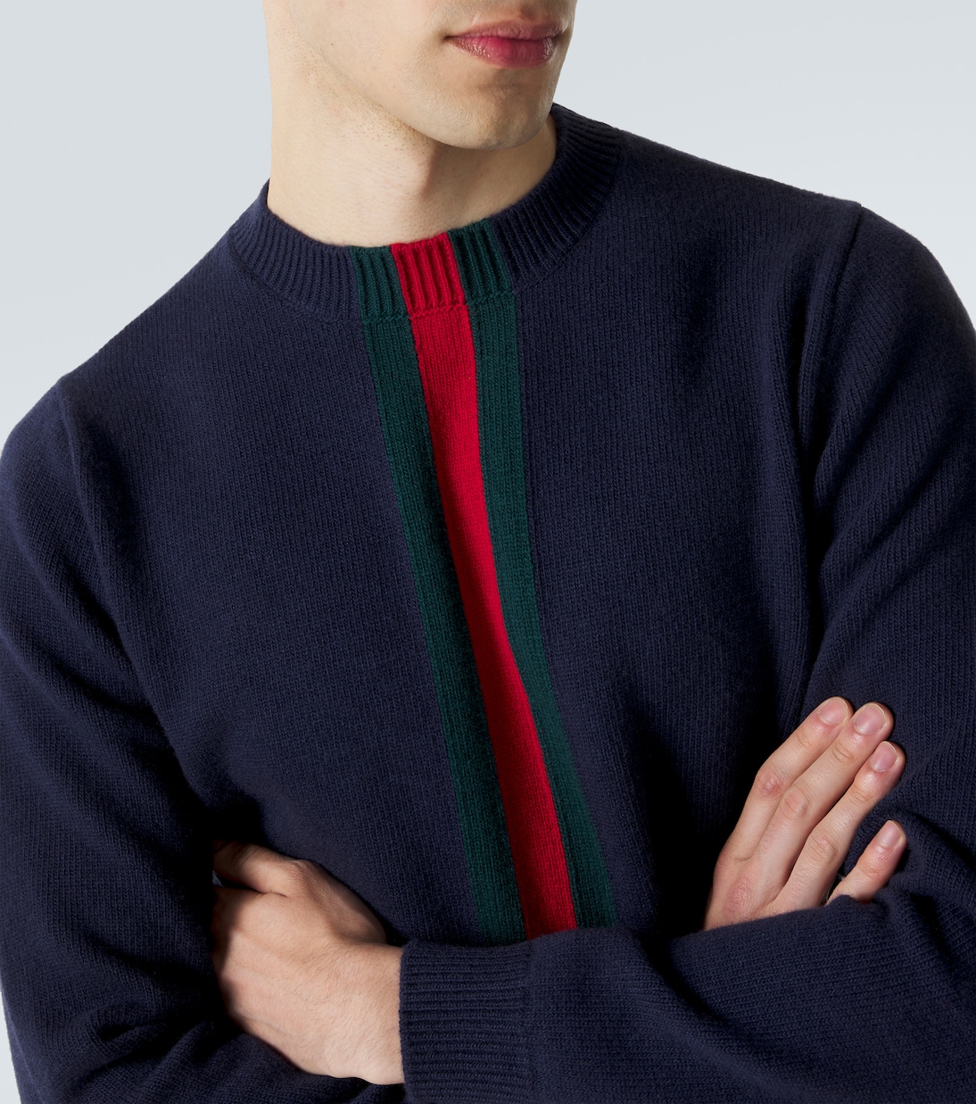 Pullover Web Stripe aus Wolle | Gucci