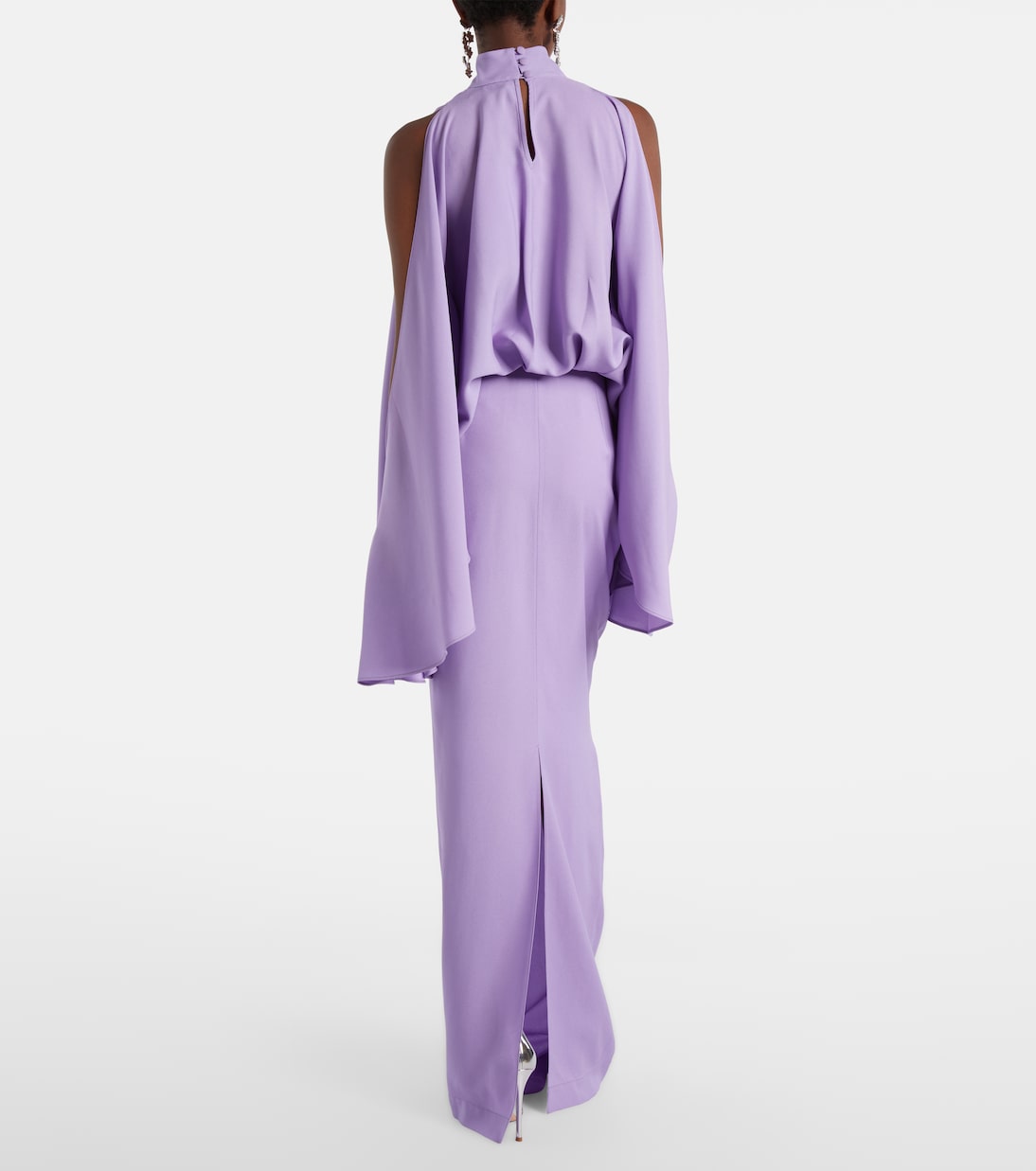 Bacall draped satin gown | Taller Marmo