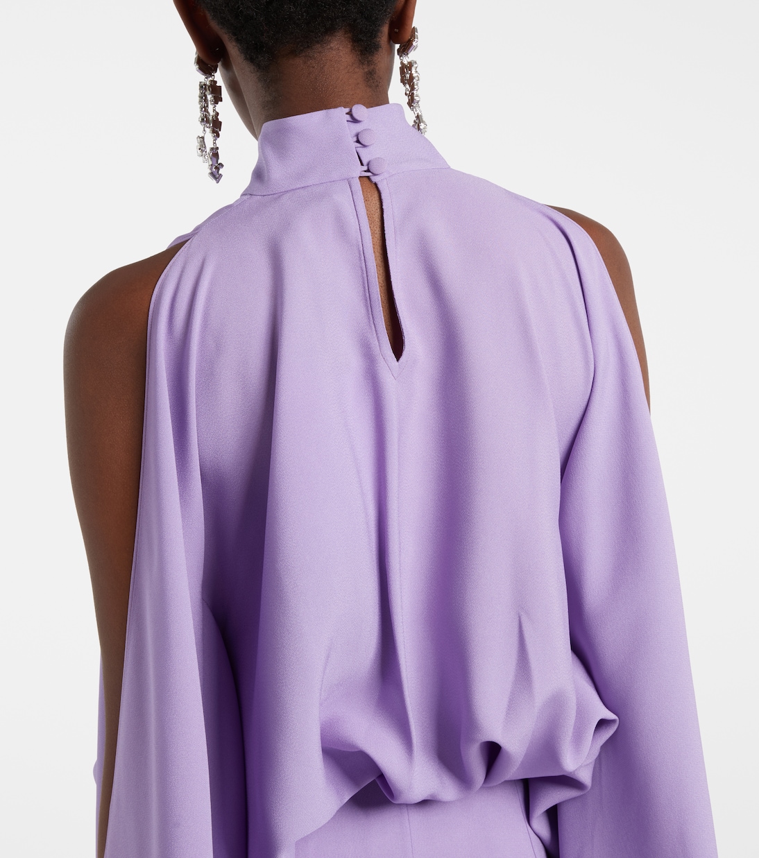 Bacall draped satin gown | Taller Marmo
