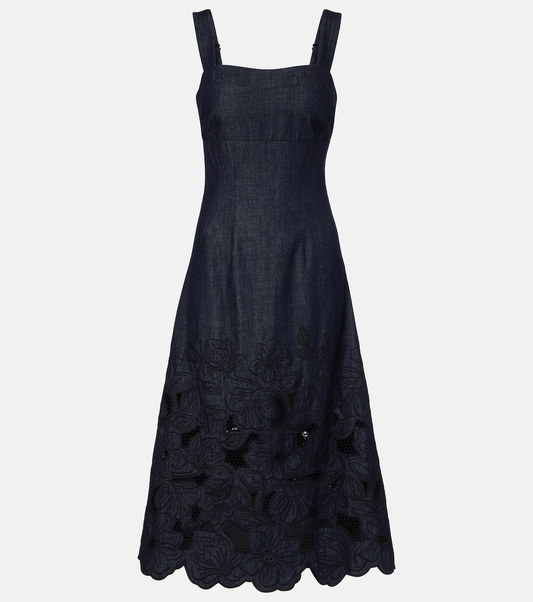 Midikleid Rosaura aus Denim | Veronica Beard