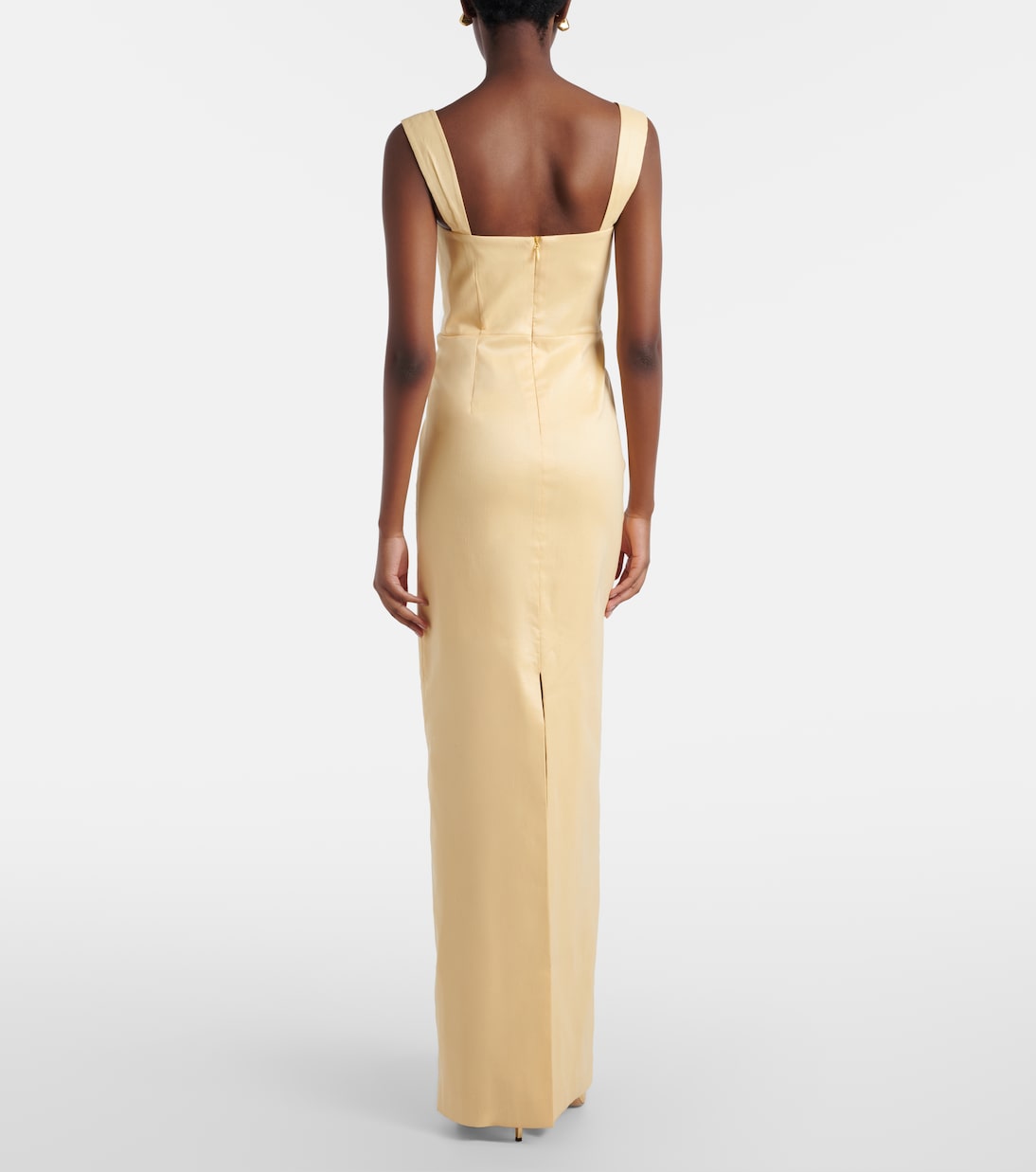 Mandy pleated gown | Rebecca Vallance