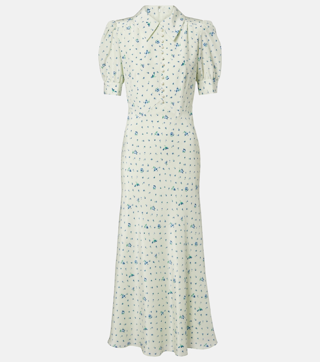 Floral silk midi dress | Alessandra Rich