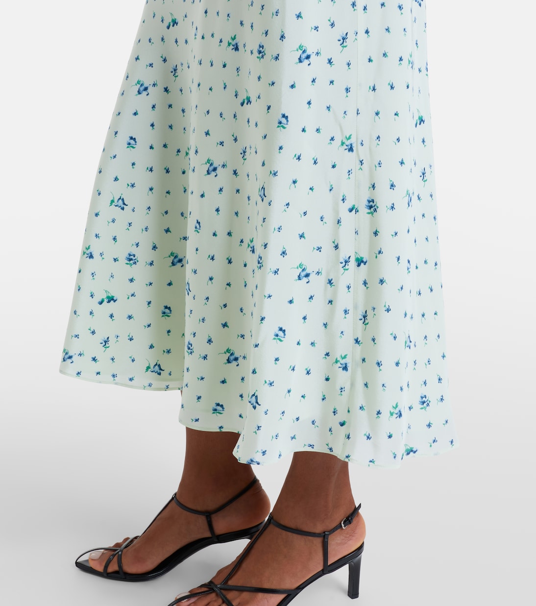 Floral silk midi dress | Alessandra Rich