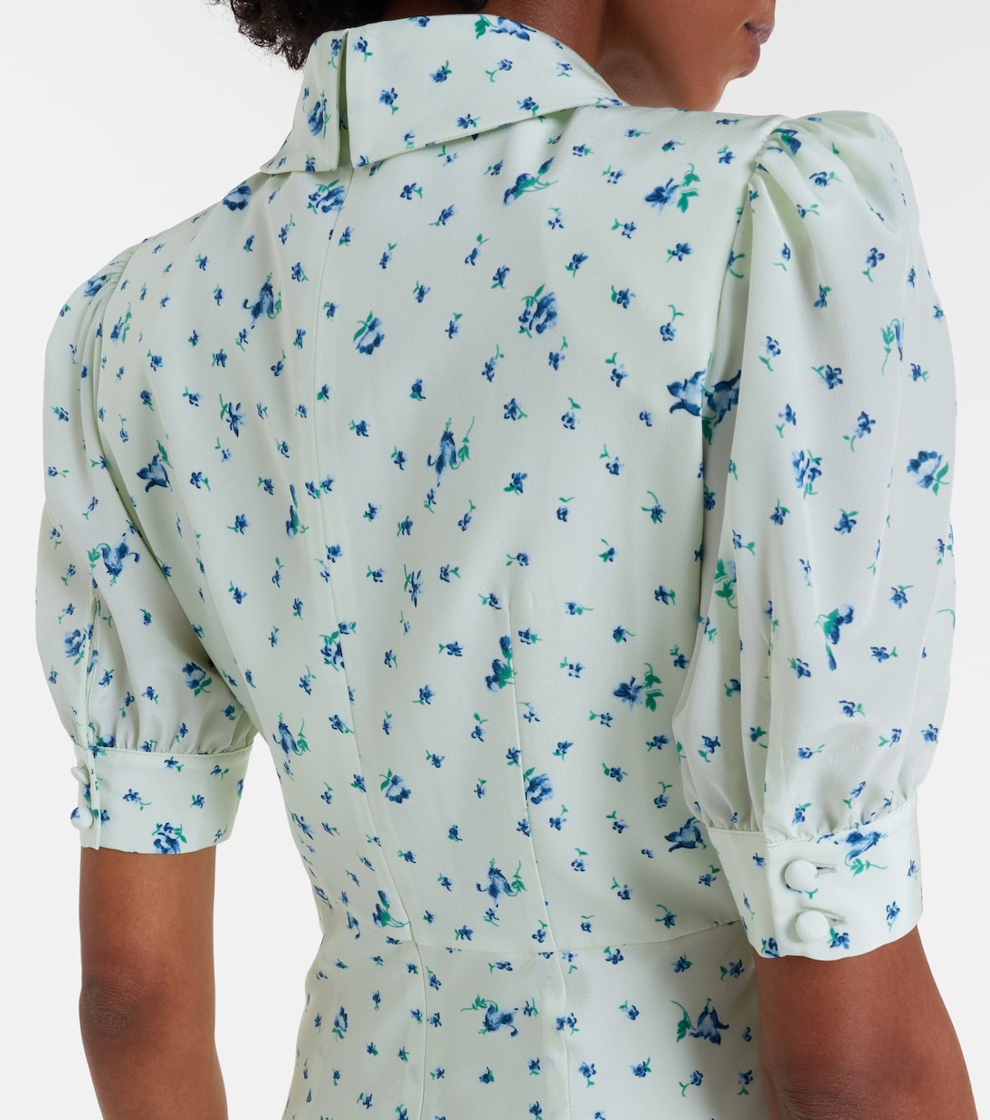 Floral silk midi dress | Alessandra Rich